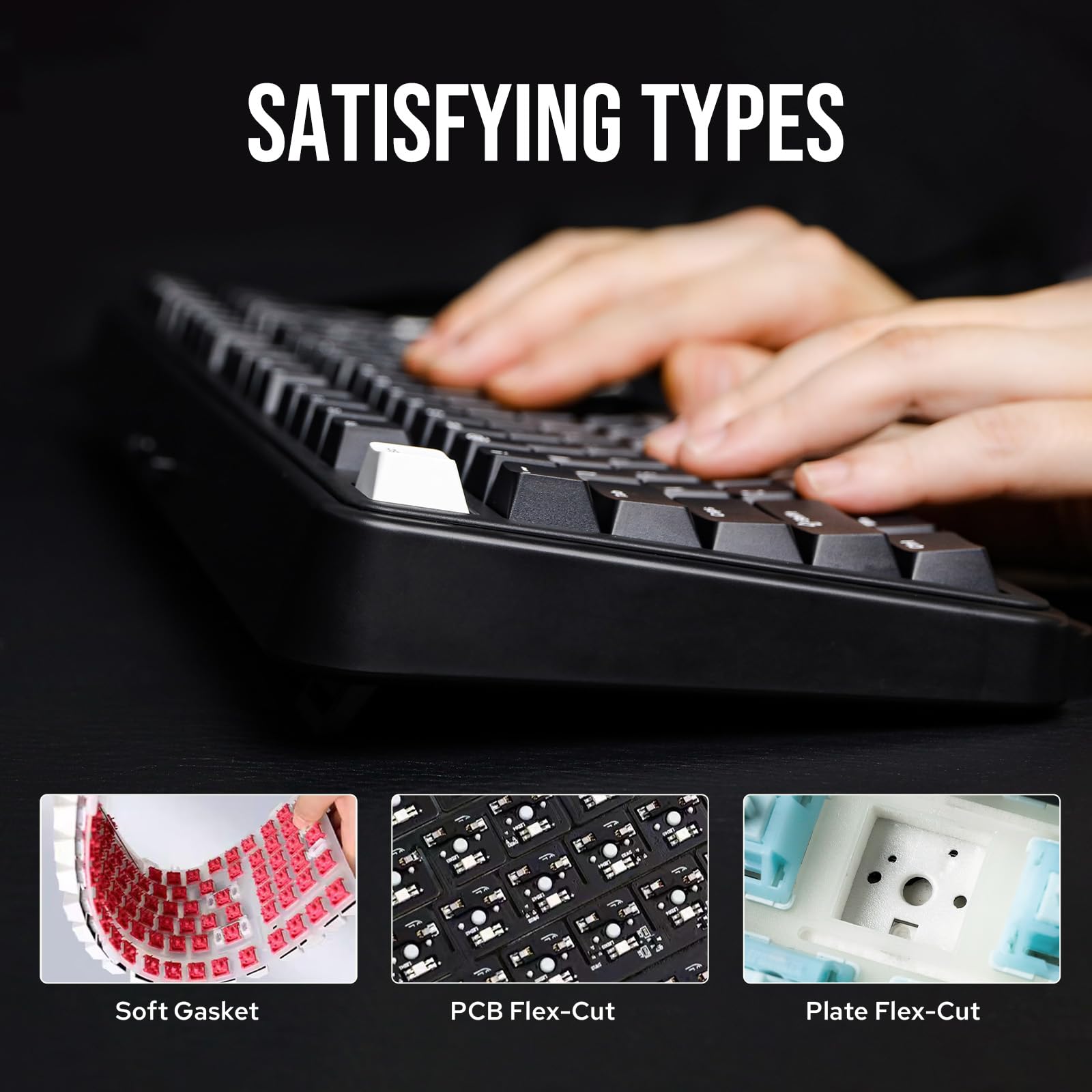 Foto 5 pulgar | Teclado Mecánico Inalámbrico Epomaker Th99 Con Teclado Numérico Rgb - Venta Internacional.