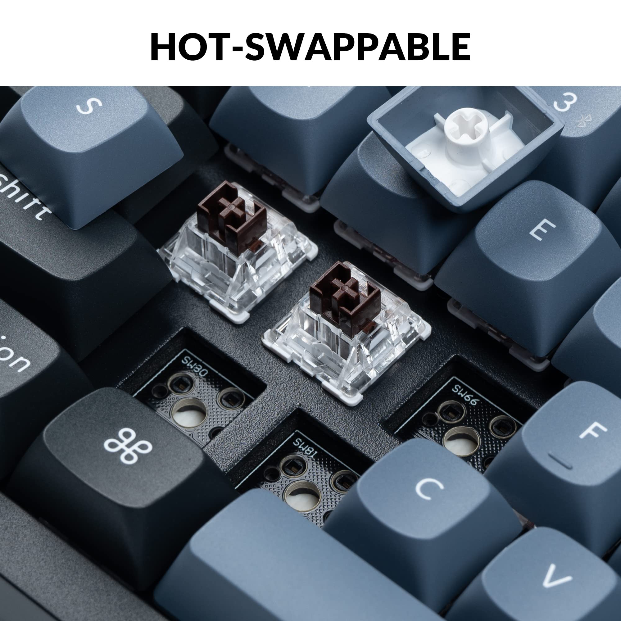 Foto 2 | Teclado Keychron K10 Pro Interruptor Mecánico Inalámbrico Marrón - Venta Internacional.