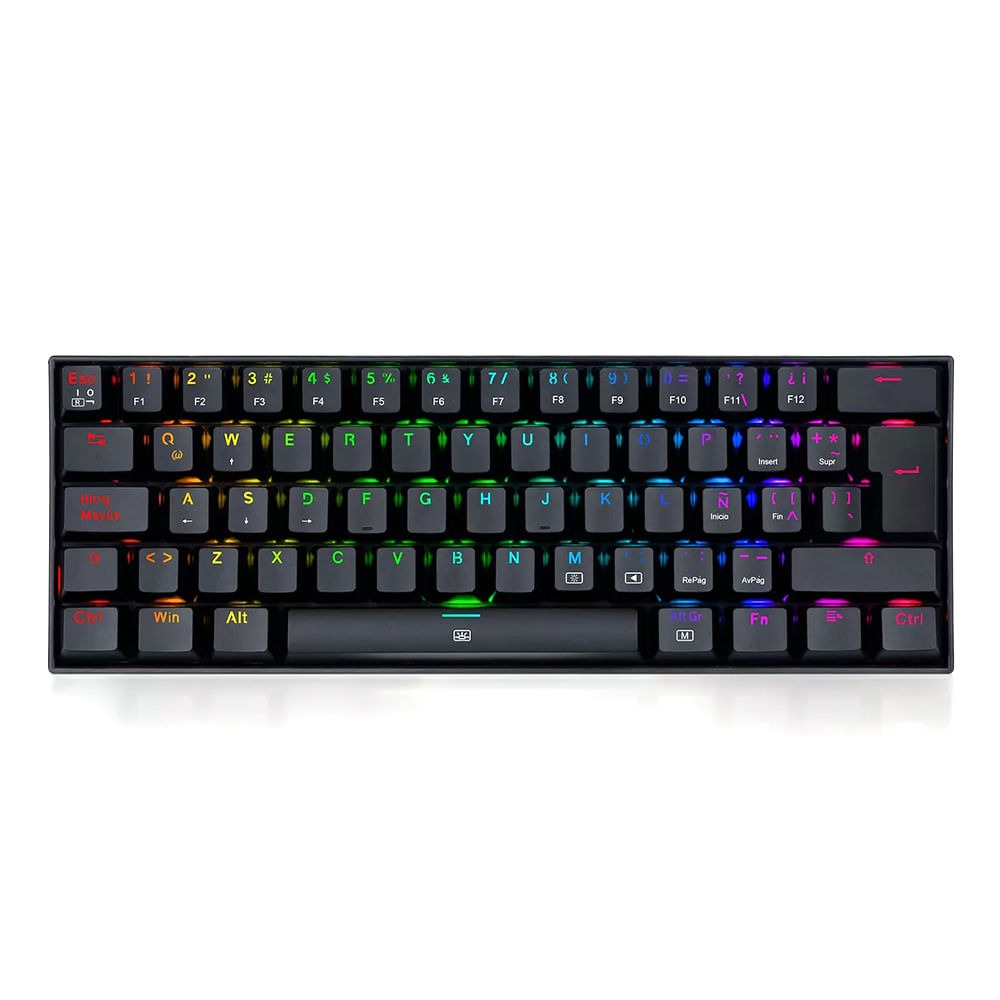 Teclado Gamer Redragon K630rgb Dragonborn Alámbrico  Mecánico  Switch Brown  Conexión Usb Tipo-c