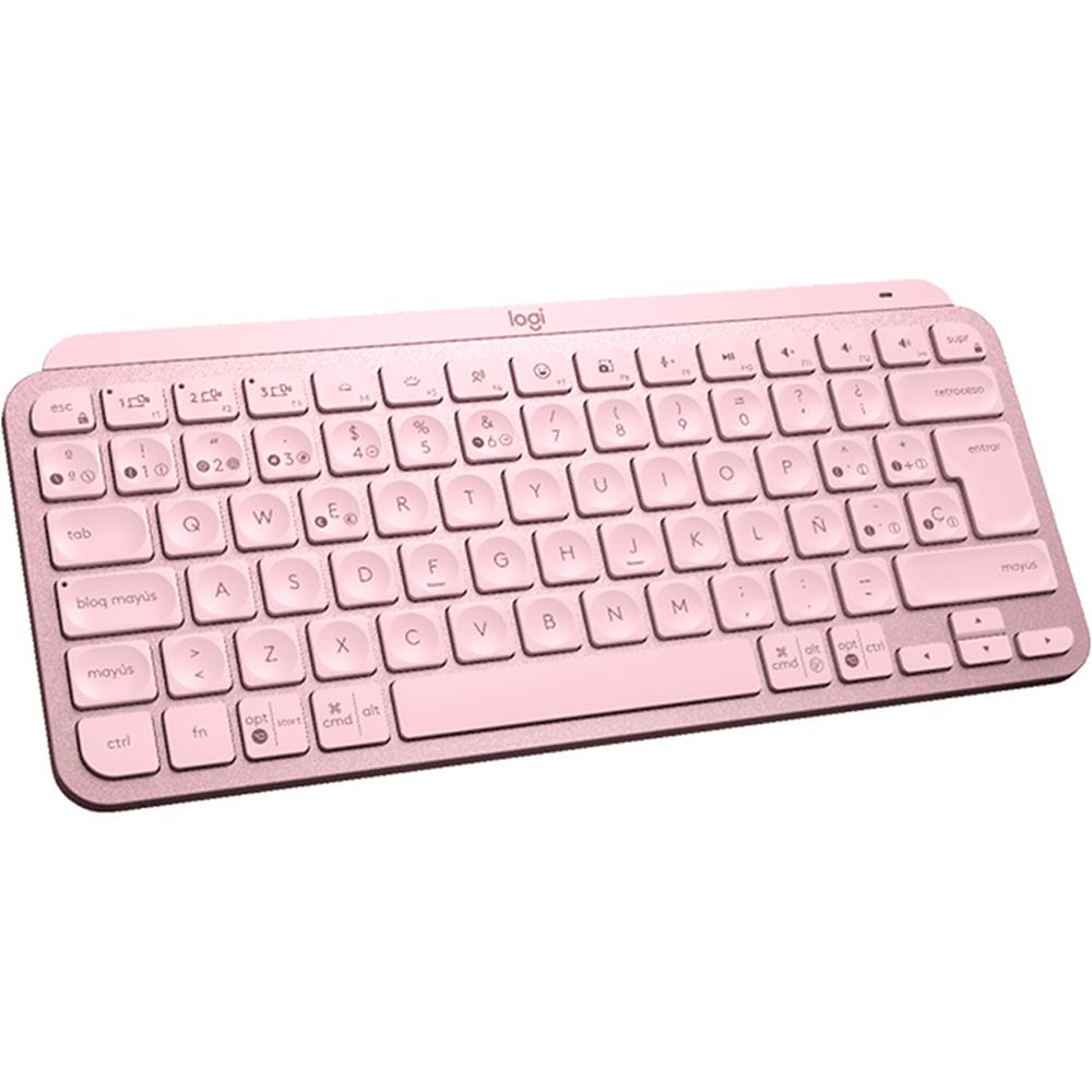 Foto 6 | Teclado Logitech Mx Keys Mini 920-010478 color Rosa Inalam con Iluminación