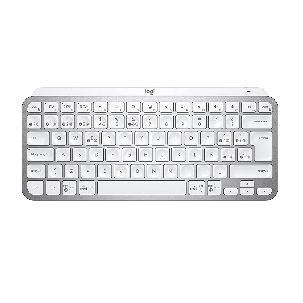 Foto 2 pulgar | Teclado Logitech Mx Keys Mini Gris Pálido Inalámbrico con Iluminación