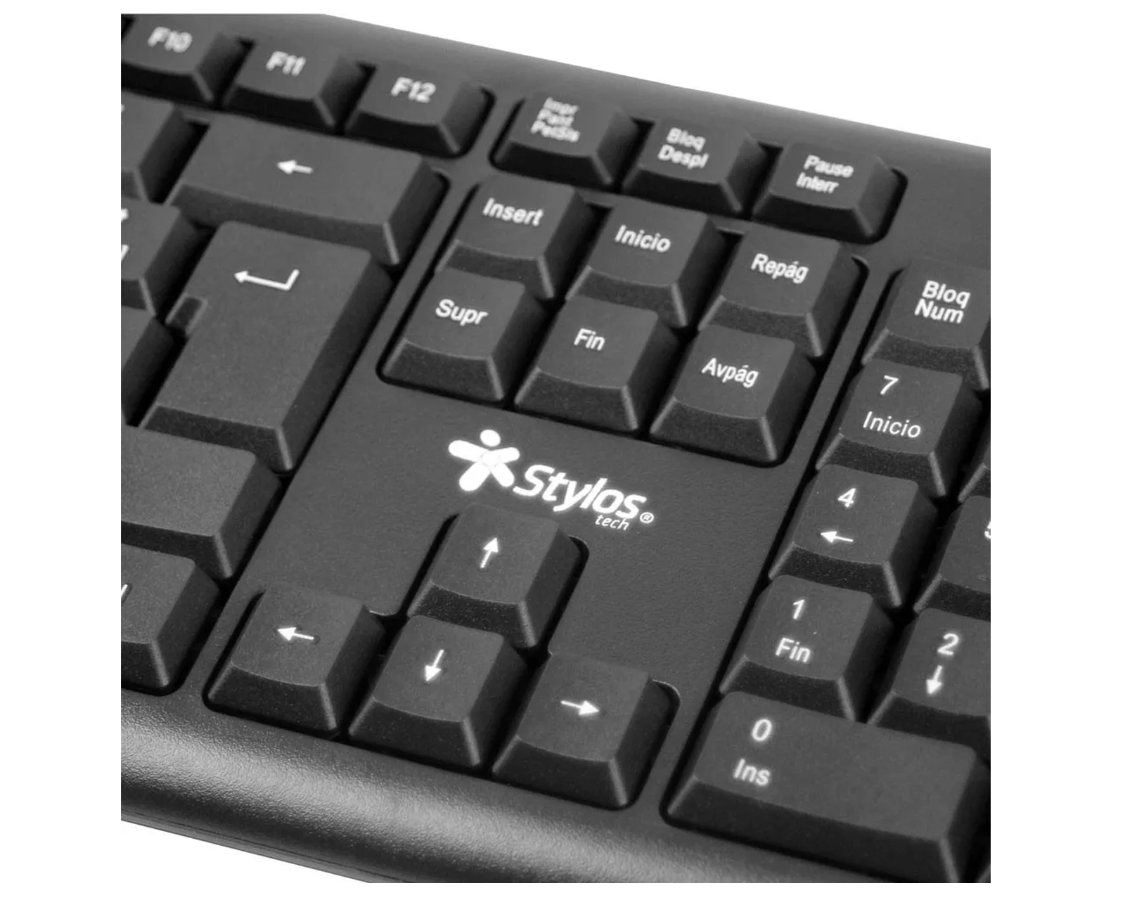 Foto 3 pulgar | Teclado Inalámbrico Stylos STPTEC4B color Negro