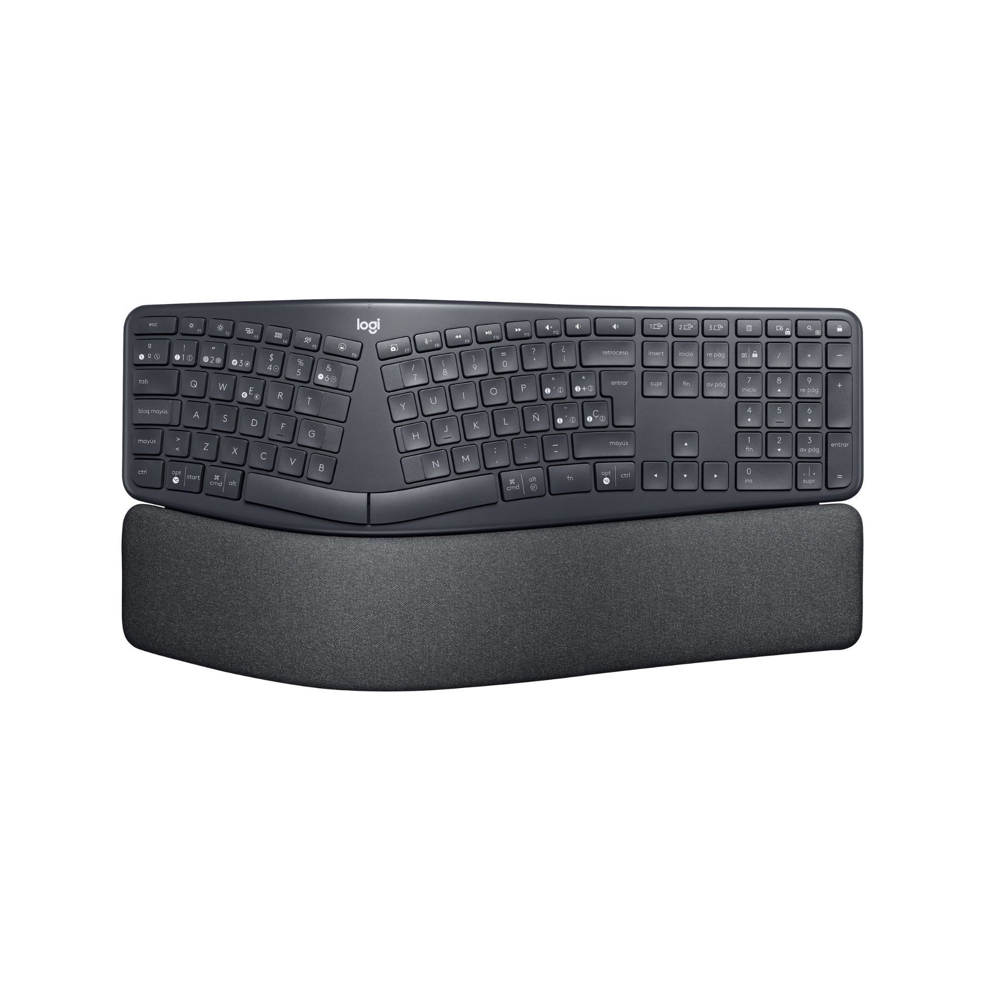 Foto 1 | Teclado Inalámbrico Logitech Ergo K860 Bluetooth color Negro