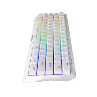 Foto 2 | Mini Teclado Gamer Marvo Kg962 Mecánico Rgb 62 Tecla Usb 2 Cable 1.6m color Blanco