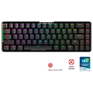 Foto 2 | Teclado Inalámbrico Gamer Asus 90mp01y1-Bkua00 color Negro