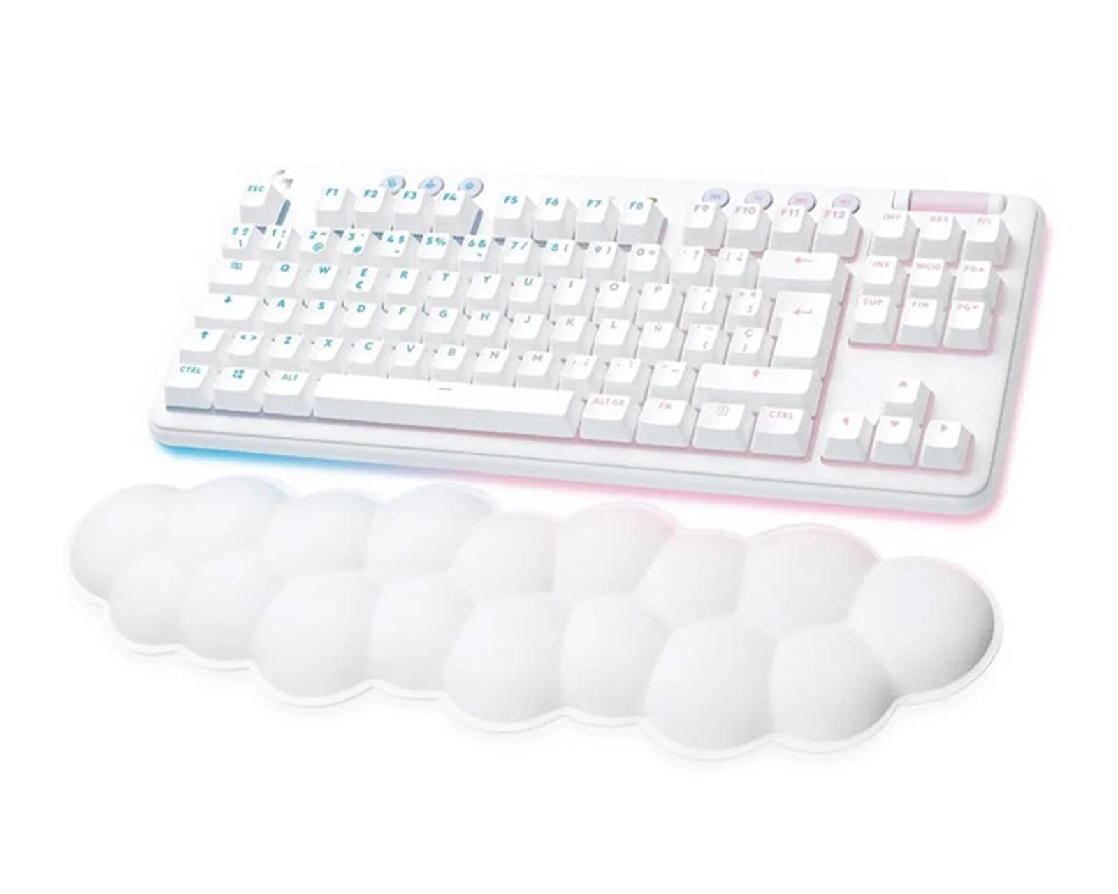 Foto 2 | Teclado Gamer Logitech G715 Lineal RGB Inalámbrico color Blanco