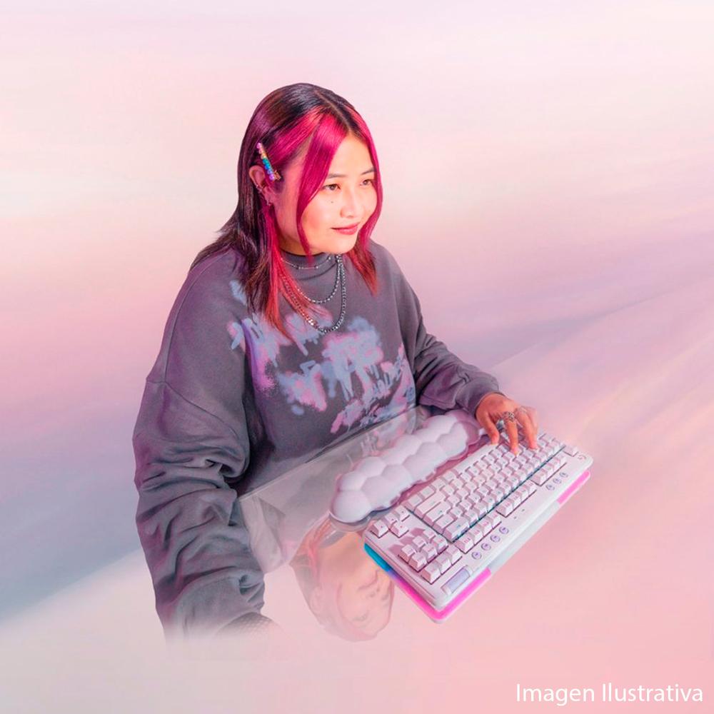 Foto 5 pulgar | Teclado Gamer Logitech G715 Lineal RGB Inalámbrico color Blanco