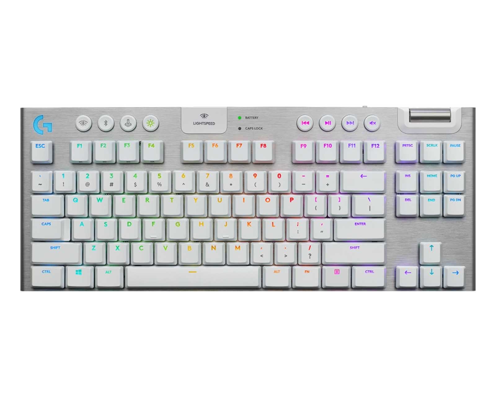 Foto 1 | Teclado Gamer Logitech G915 Tkl Mec color Blanco