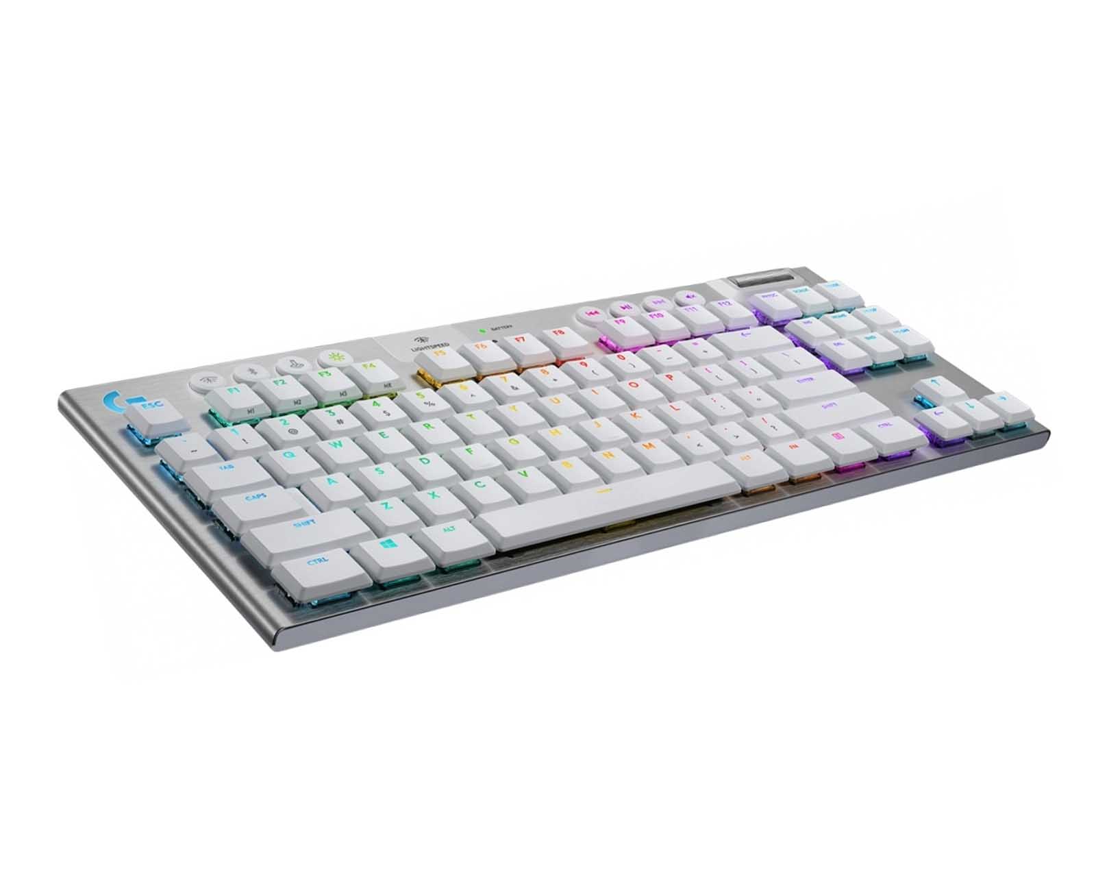 Foto 2 | Teclado Gamer Logitech G915 Tkl Mec color Blanco