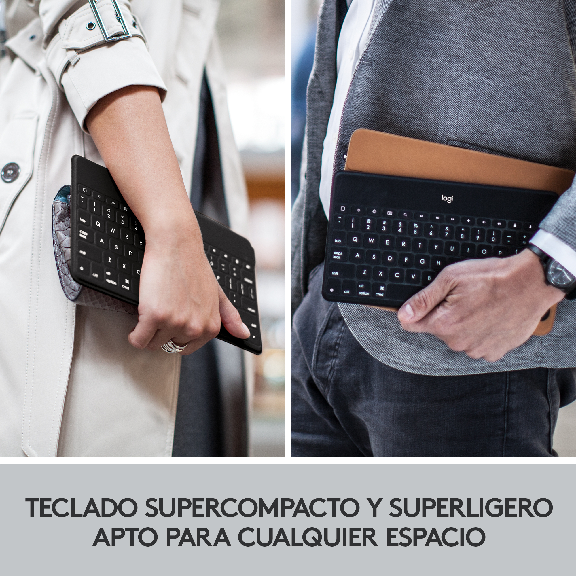 Foto 7 pulgar | Teclado Inalámbrico Logitech Keys-To-Go color Azul Bluetooth
