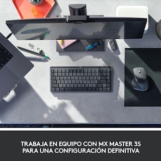 Foto 5 | Teclado Mechanical Mini TKL Logitech Inalámbrico Bluetooth O Logibolt Batería Recargable