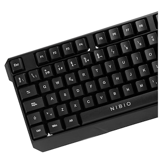 Foto 3 | Teclado Inalámbrico Nibio K200 Negro