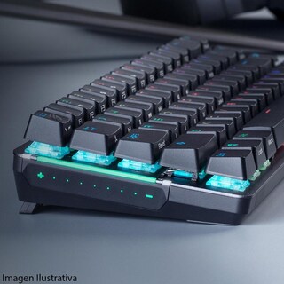 Foto 5 | Teclado Gamer Asus Inalámbrico Negro