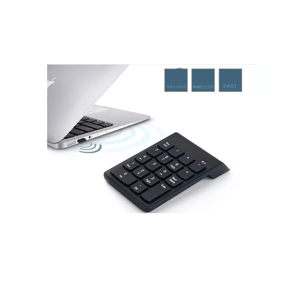 Foto 4 pulgar | Teclado Numérico Inalámbrico Usb Negro