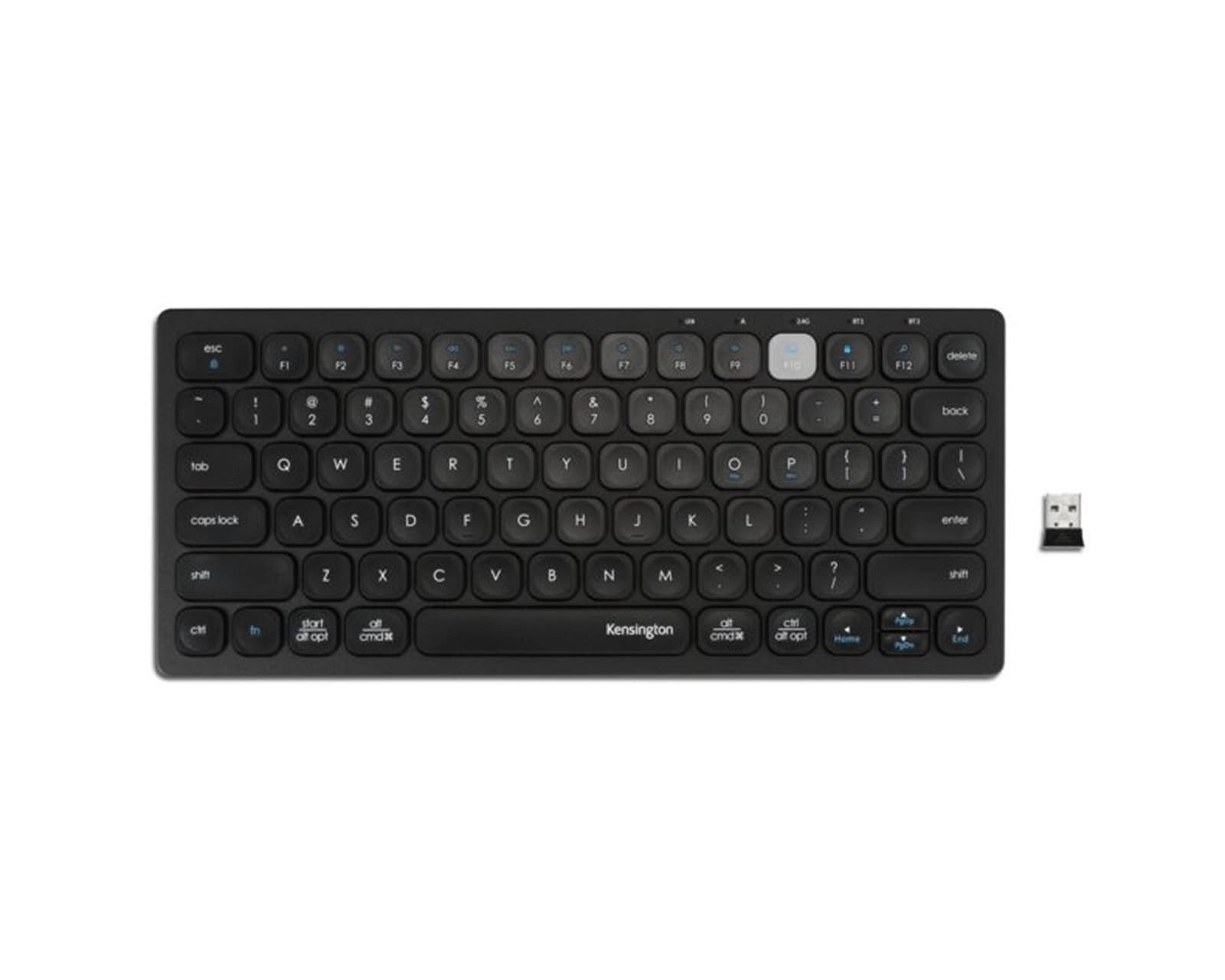 Teclado Inalambrico Kensington K75502es Negro Multi Device Dual Coppel