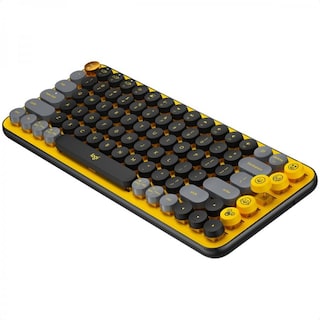 Foto 2 | Teclado Logitech Pop Keys Blast Yellow Mecánico 920-010713