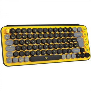 Foto 3 | Teclado Logitech Pop Keys Blast Yellow Mecánico 920-010713