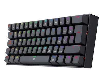 Foto 2 | Teclado Dragonborn K630 Qwerty Red Negro con Luz Rgb Español