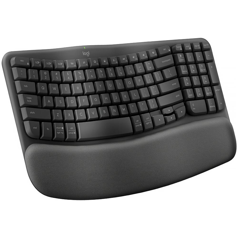 Foto 6 pulgar | Teclado Logitech Wave Keys Inalambrico Español Gris 920-012278