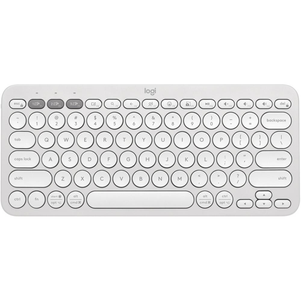 Foto 2 pulgar | Teclado Inalambrico Logitech Pebble Keys 2 K380s Español Blanco 920-011784