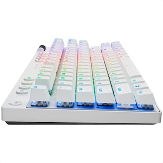 Foto 2 | Teclado Logitech G Pro X TKL Mecánico Switch GX RGB Inalámbrico Blanco Gamer