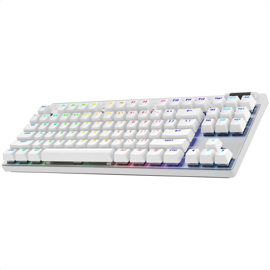 Foto 3 | Teclado Logitech G Pro X TKL Mecánico Switch GX RGB Inalámbrico Blanco Gamer