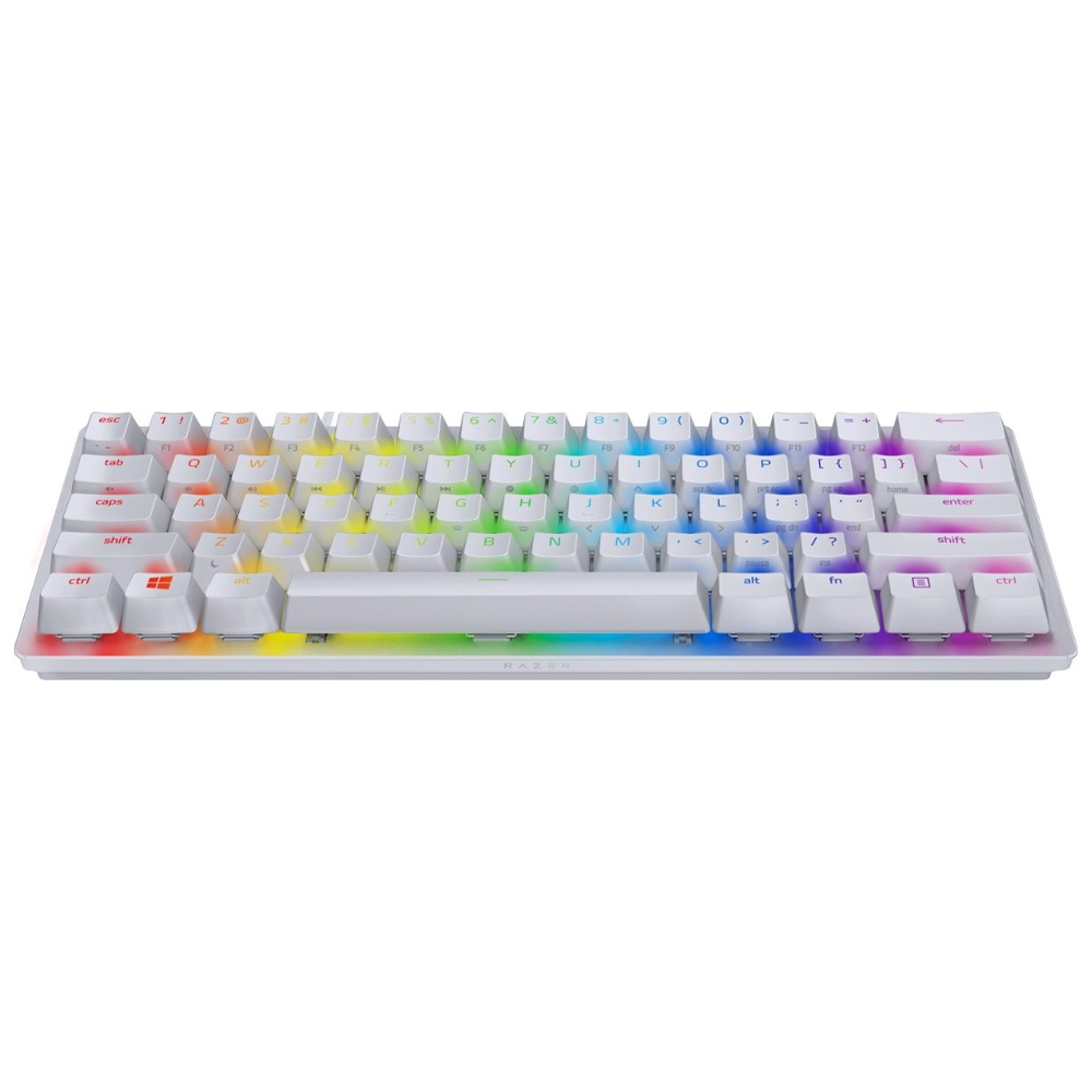 Foto 2 | Razer Huntsman Mini - Linear Optical Switch - Us - Blanco - Teclado Para Juegos De Tamaño 60 % Con Switch Óptico Razer