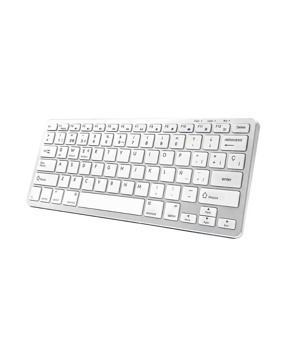 Foto 2 pulgar | Mini Teclado Inalámbrico Bluetooth 4.0 Para Mac, Windows Y Android