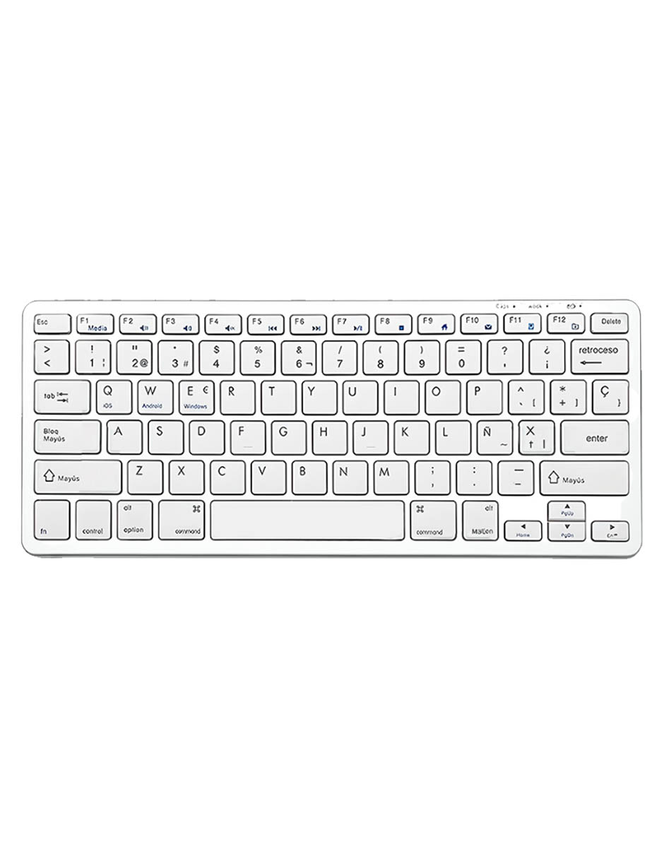 Foto 2 | Mini Teclado Inalámbrico Bluetooth 4.0 Para Mac, Windows Y Android