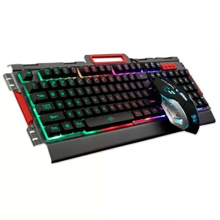 Foto 1 | B-robotix - Teclado Usb Iluminado Combo Humo K33