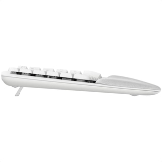 Foto 4 | Teclado Logitech Wave Keys Inalambrico Usb Y Bluetooth Con Reposamuñecas Blanco 920-012279
