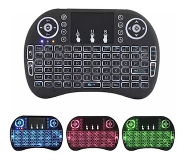 Foto 3 | Mini Teclado Bluetooth Para Smart-tv- Consolas De Videojuegos Con Luz Led