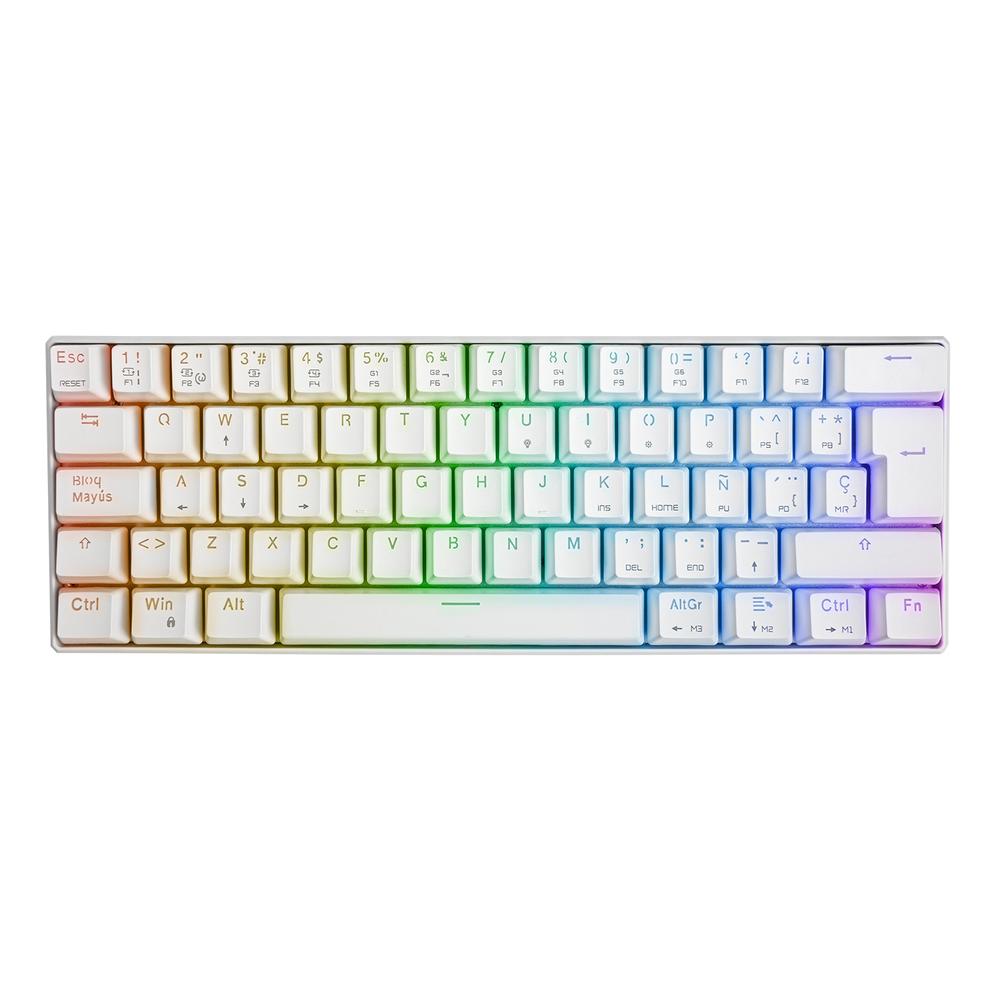 Foto 1 | Teclado Gamer Nibio Blanco
