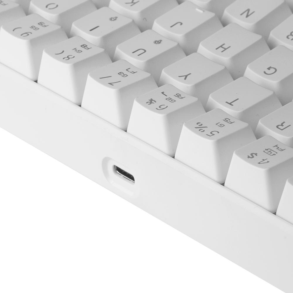 Foto 2 | Teclado Gamer Nibio Blanco