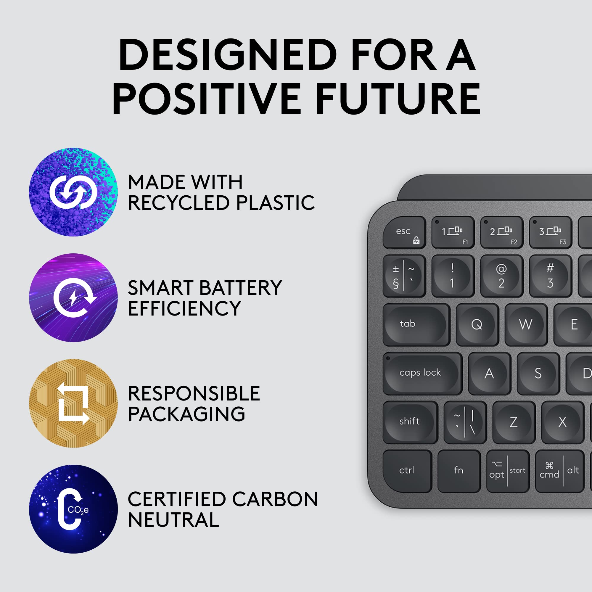 Foto 5 | Teclado Logitech Mx Keys Mini Inalámbrico Iluminado Grafito - Venta Internacional