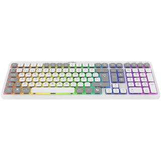 Foto 5 | Teclado Multidispositivo Acteck Techno Pro Ti790 Mecanico Inalambrico Usb 2.4ghz + Bt 5.0 Rgb Blanco Ac-940078