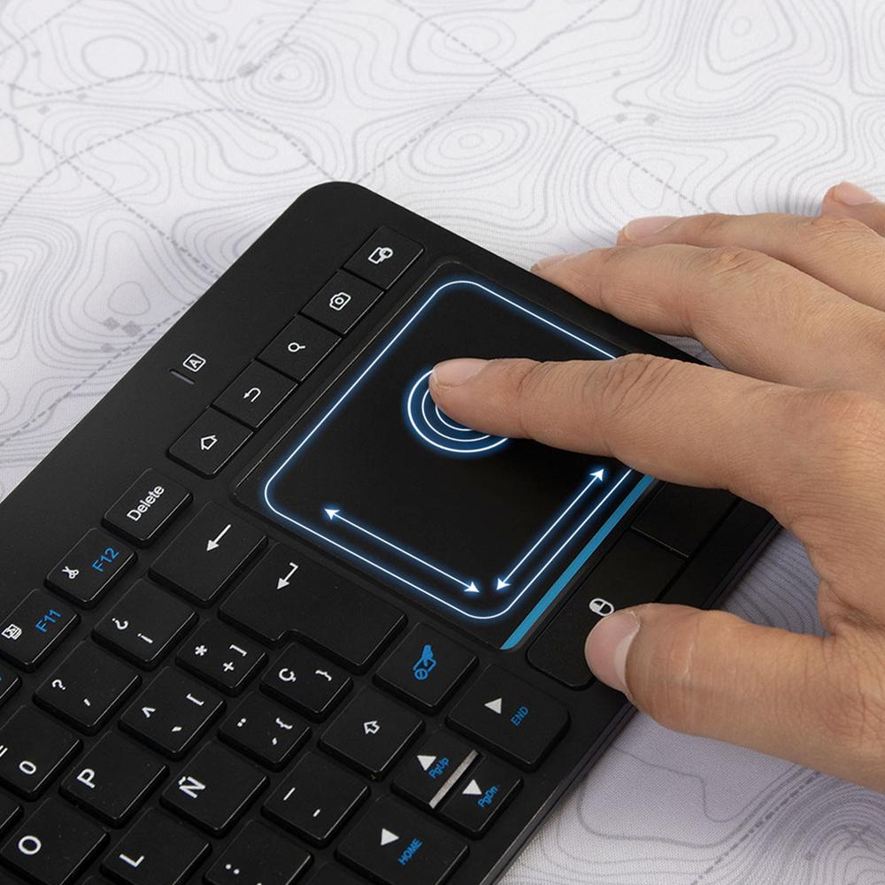 Foto 6 pulgar | Teclado Multidispositivo Acteck Inspire Smart Ti707 Inalambrico Usb 2.4 Ghz + Bt Touchpad Integrado Tamaño 60% Negro