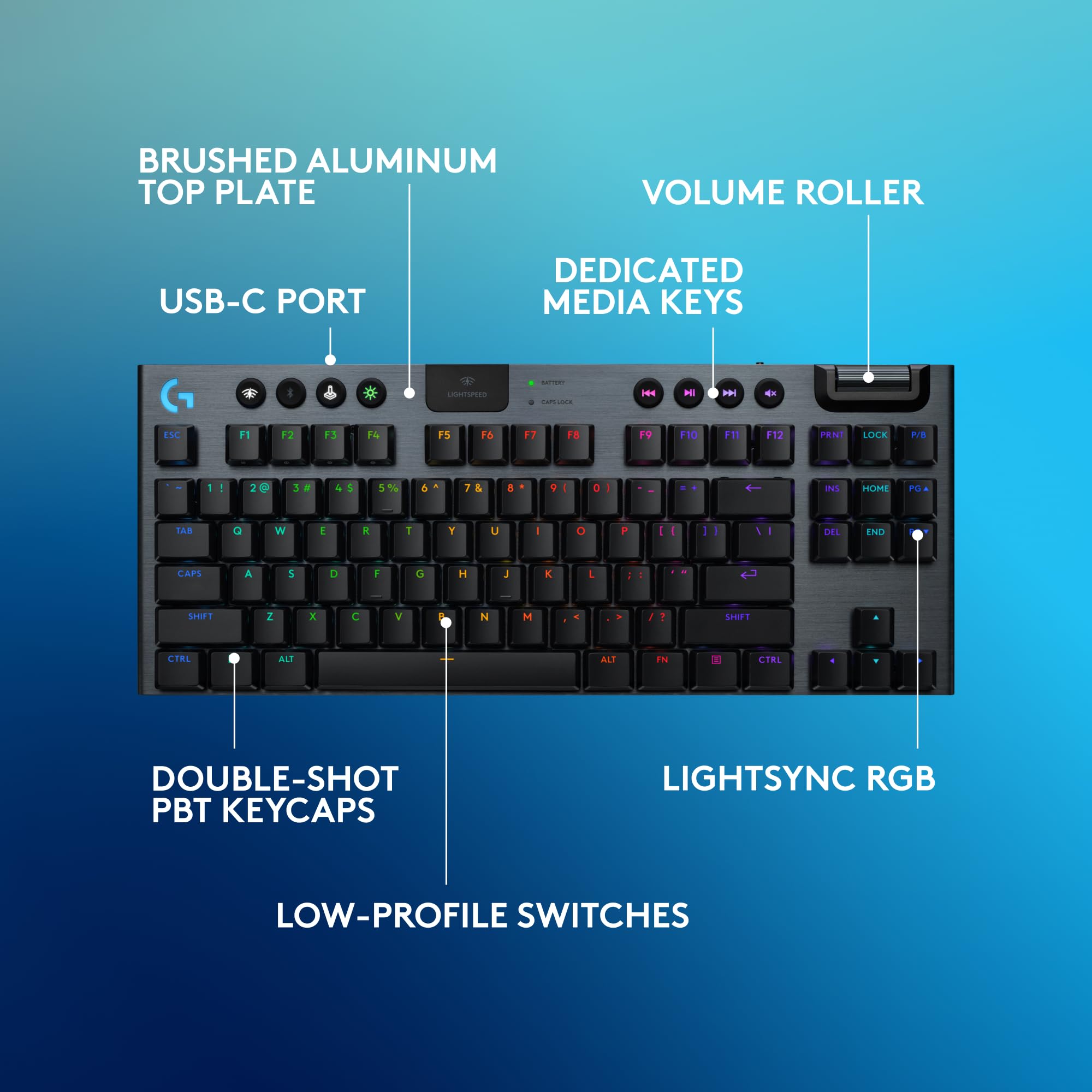 Foto 6 | Teclado Para Juegos Logitech G915 X Lightspeed Tkl Wireless - Venta Internacional.