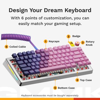 Foto 6 | Teclado Inalámbrico Para Juegos Glorious Gmmk 3 Pro He Black - Venta Internacional.