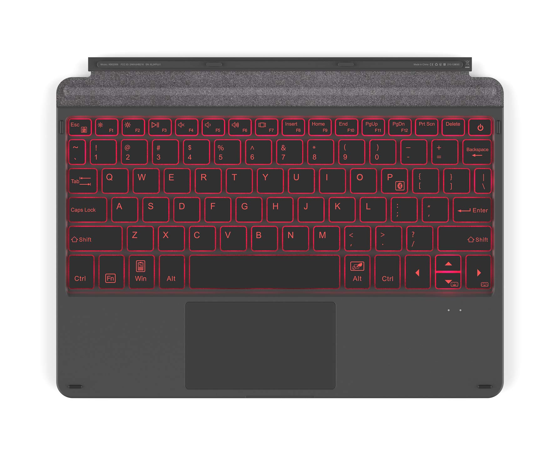 Foto 2 pulgar | Teclado Inateck Surface Go Bluetooth 5.1 Retroiluminado En 7 Colores - Venta Internacional.