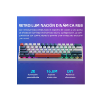 Foto 3 | Teclado Mecánico Gamer Eo Safe Imports Esi-10780-1 Multicolor