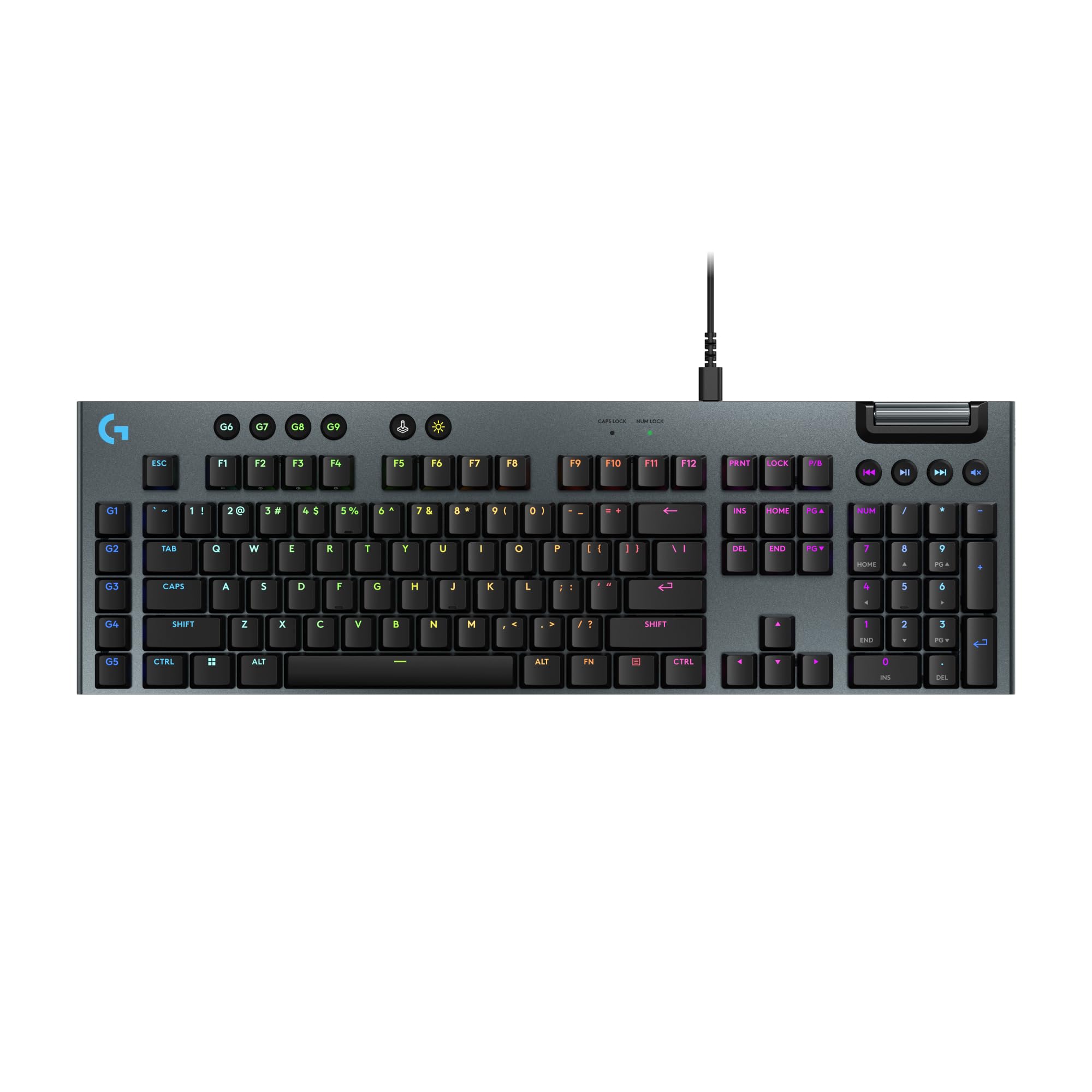 Foto 2 pulgar | Teclado Para Juegos Logitech G915 X De Perfil Bajo Con Cable Gl Red - Venta Internacional.