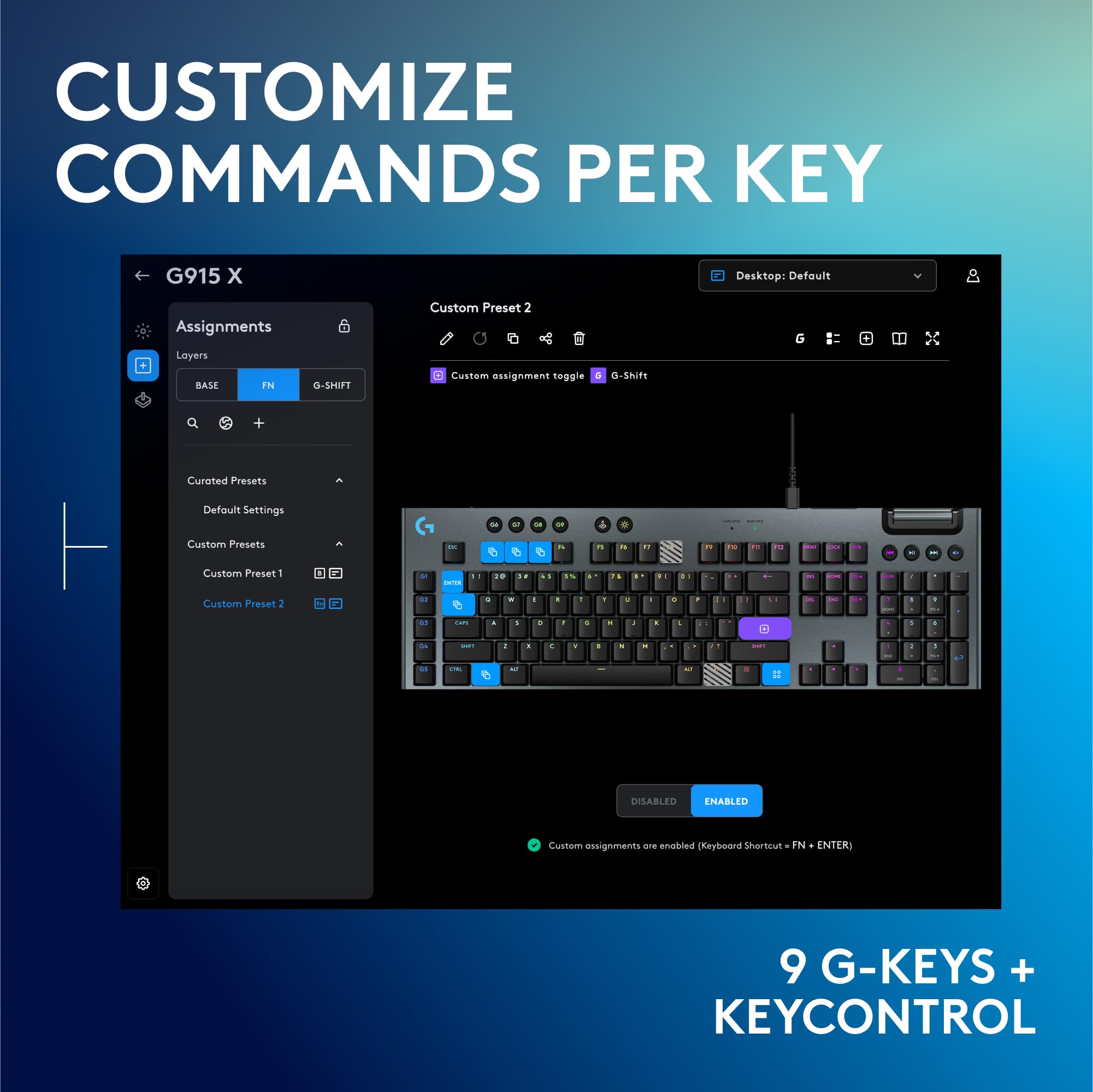 Foto 5 pulgar | Teclado Para Juegos Logitech G915 X De Perfil Bajo Con Cable Gl Red - Venta Internacional.