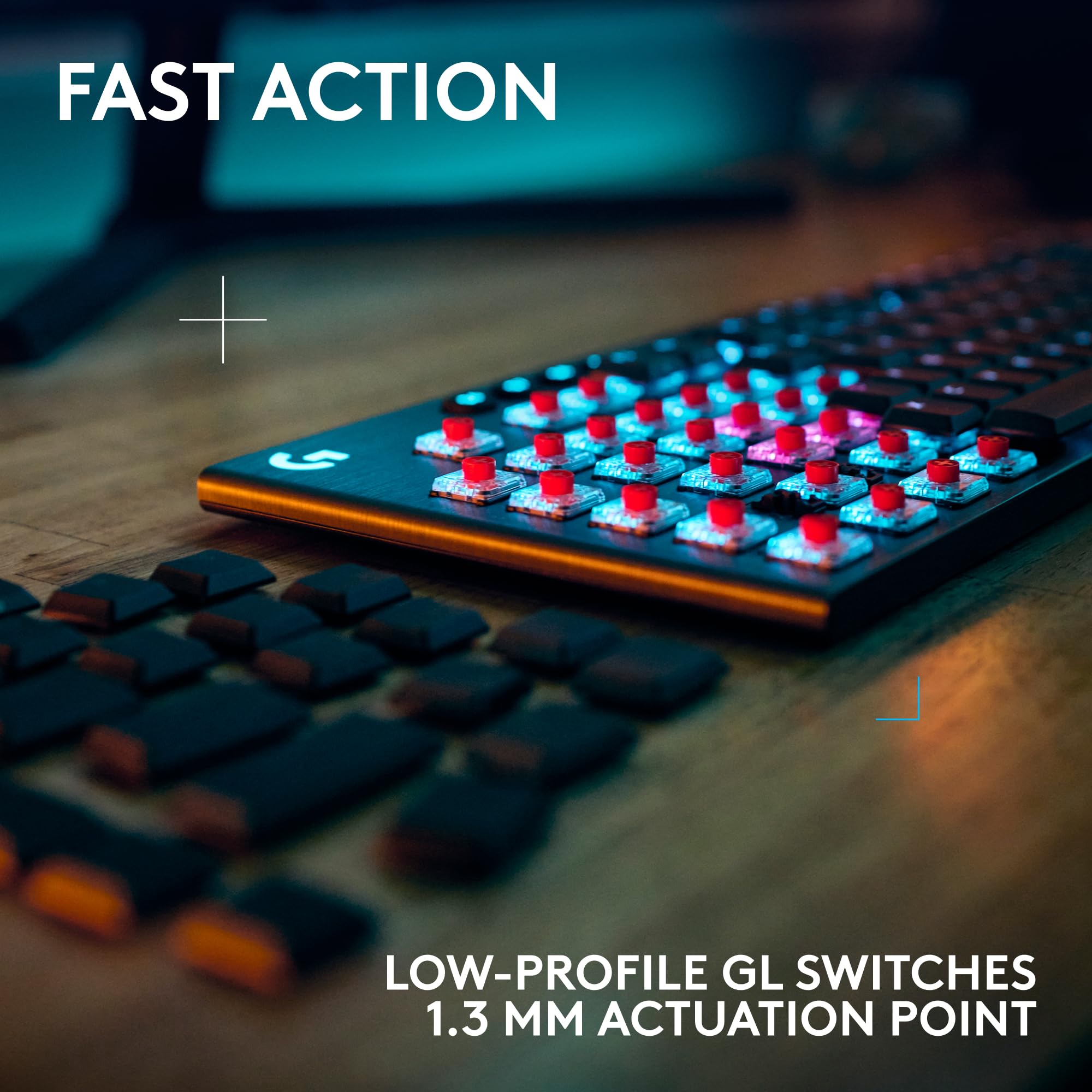 Foto 3 | Teclado Inalámbrico Para Juegos Logitech G915 X Lightspeed Red - Venta Internacional.