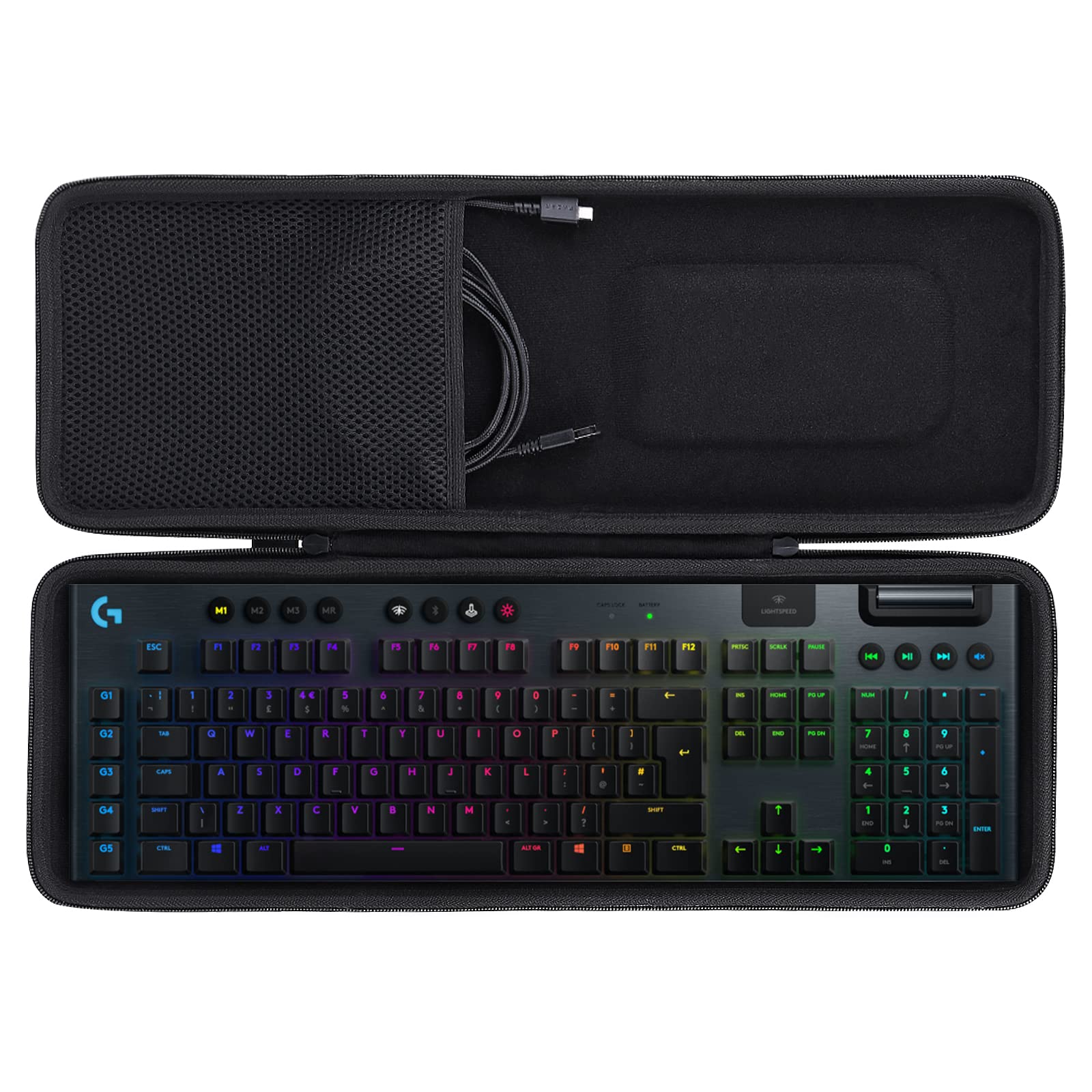 Foto 2 pulgar | Funda Rígida De Viaje Para Teclado Mecánico Inalámbrico Logitech G915 - Venta Internacional.