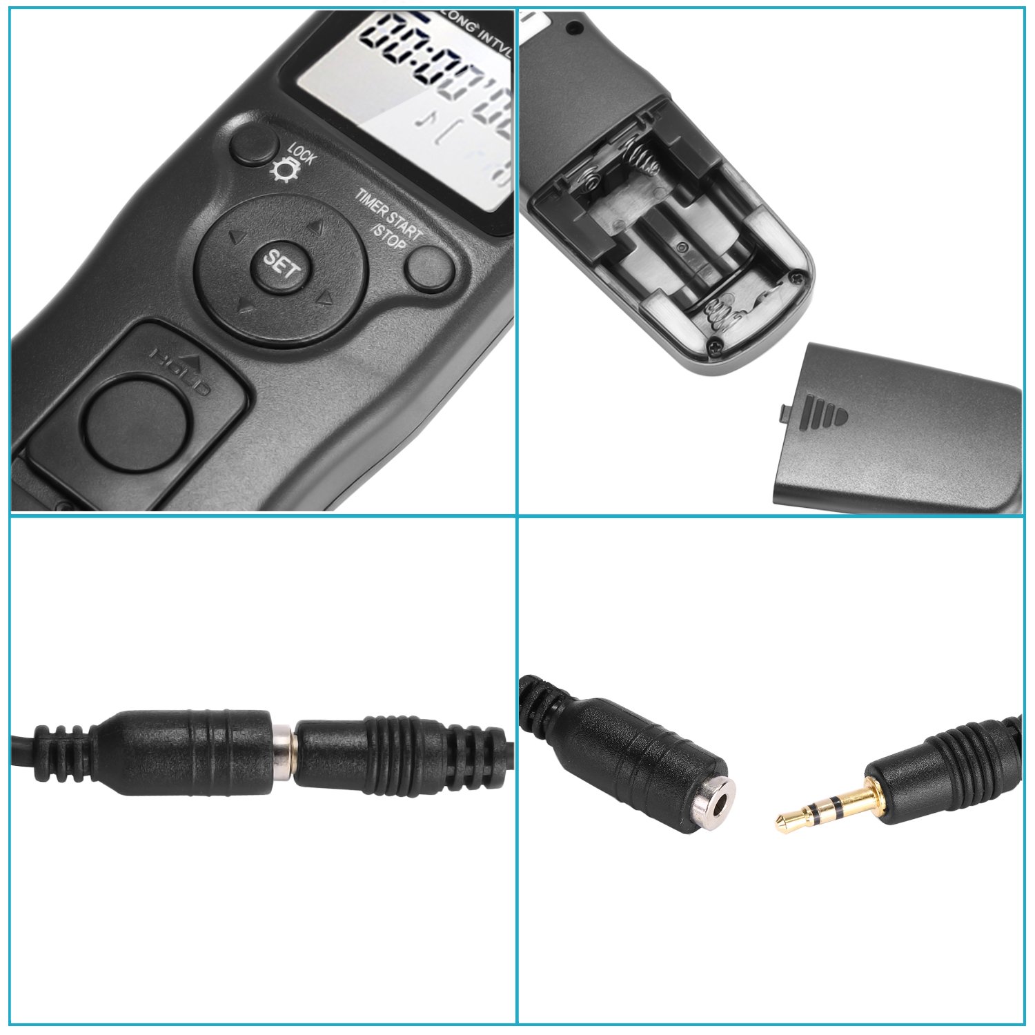 Foto 5 pulgar | Cable De Control Remoto Con Temporizador De Obturación Para Canon Eos - Venta Internacional.