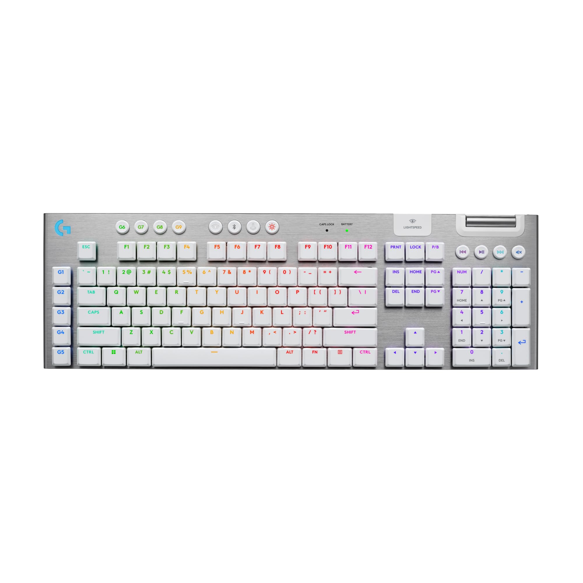Foto 2 pulgar | Teclado Inalámbrico Para Juegos Logitech G915 X Lightspeed White - Venta Internacional.