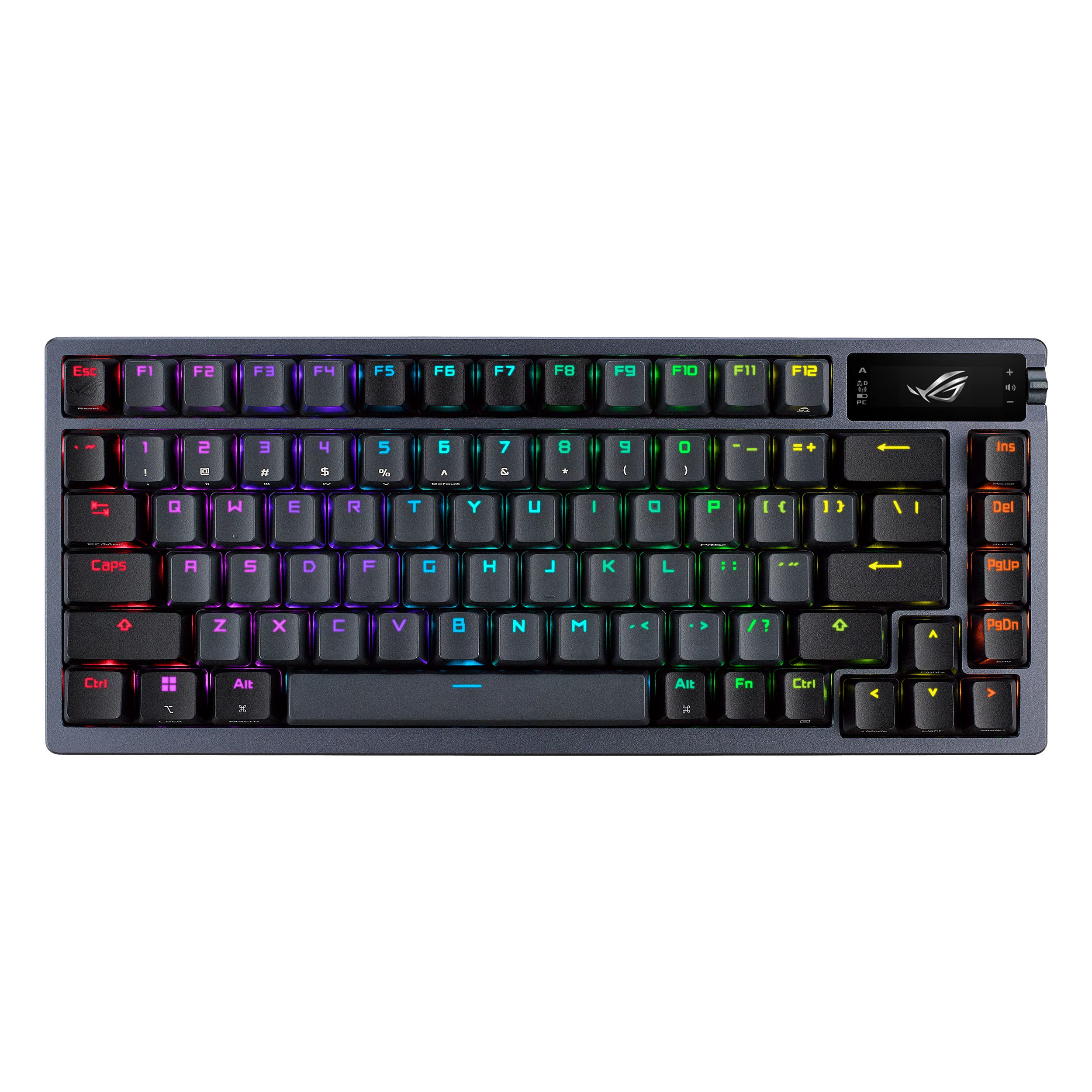 Foto 2 pulgar | Teclado Para Juegos Asus Rog Azoth 75% Inalámbrico Con Pantalla Oled - Venta Internacional.
