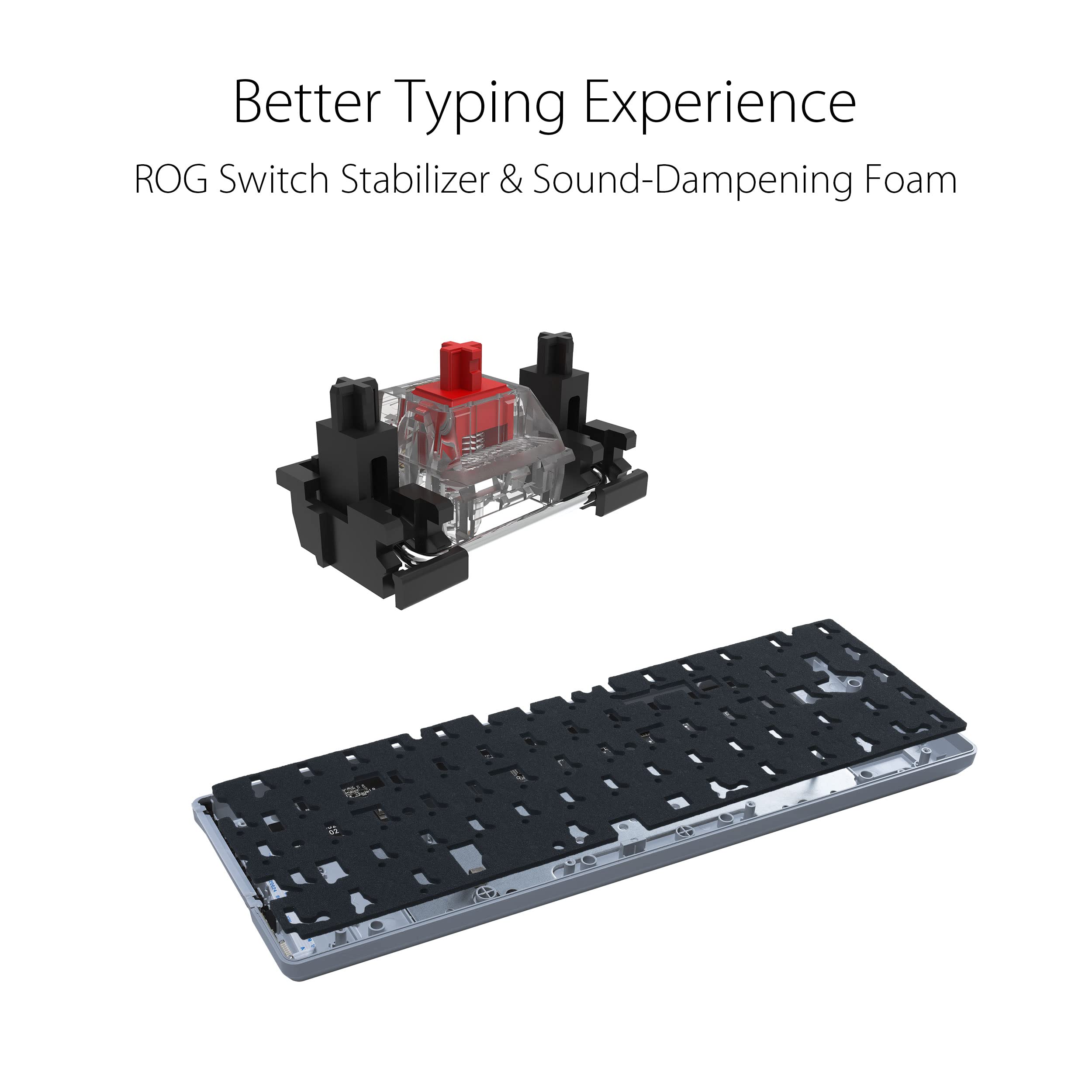 Foto 5 pulgar | Teclado Mecánico Para Juegos Asus Rog Falchion Ace 65% Rgb - Venta Internacional.
