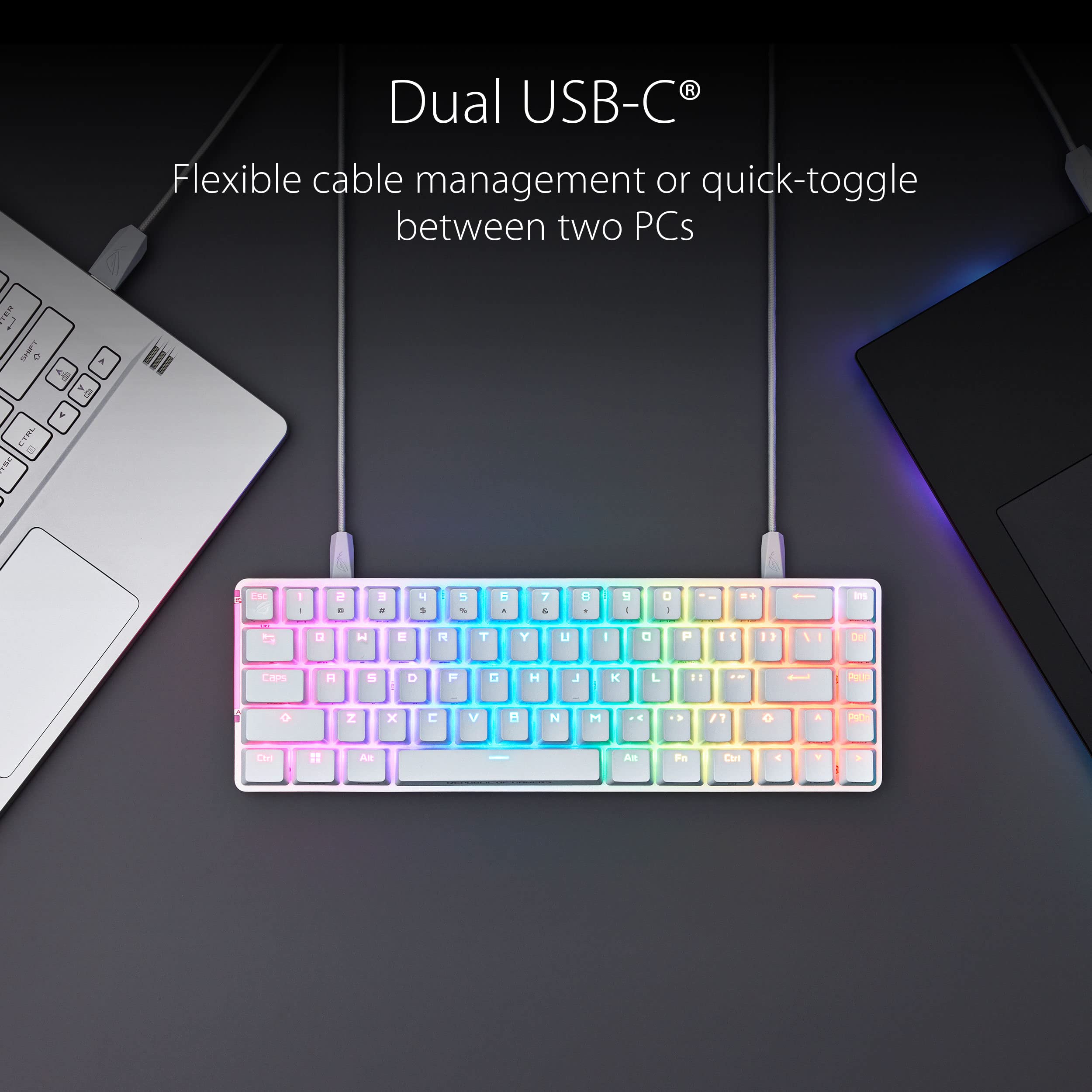 Foto 7 pulgar | Teclado Mecánico Para Juegos Asus Rog Falchion Ace 65% Rgb - Venta Internacional.